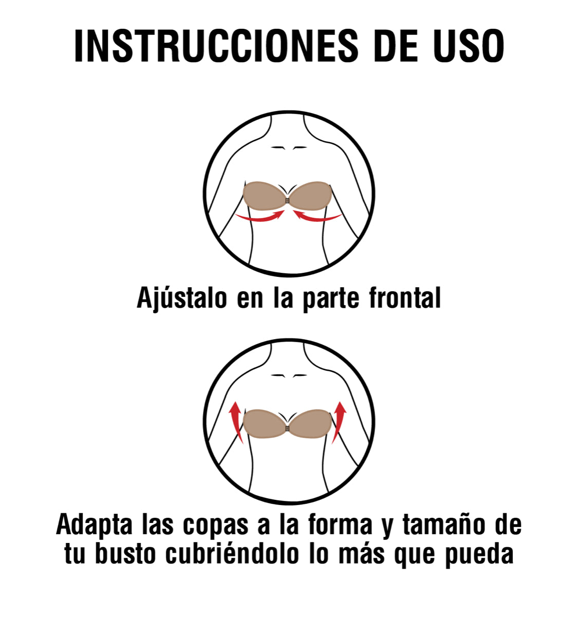 BRASIER INVISIBLE DE SILICONA