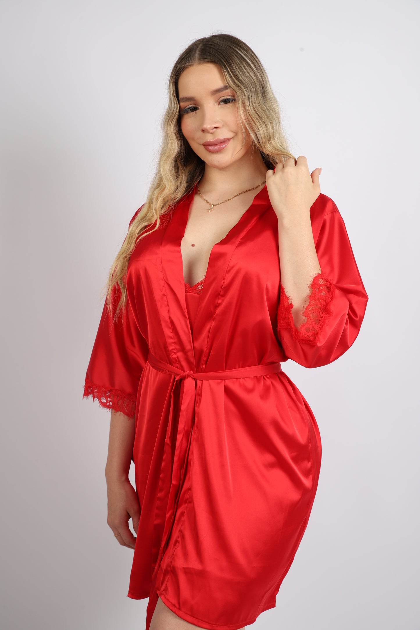 KIMONO SATIN LAURA
