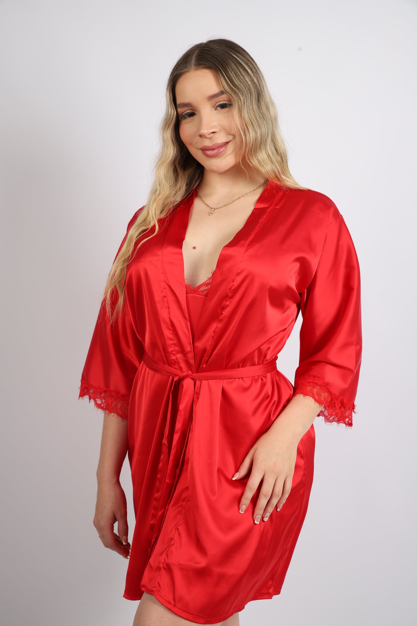 KIMONO SATIN LAURA
